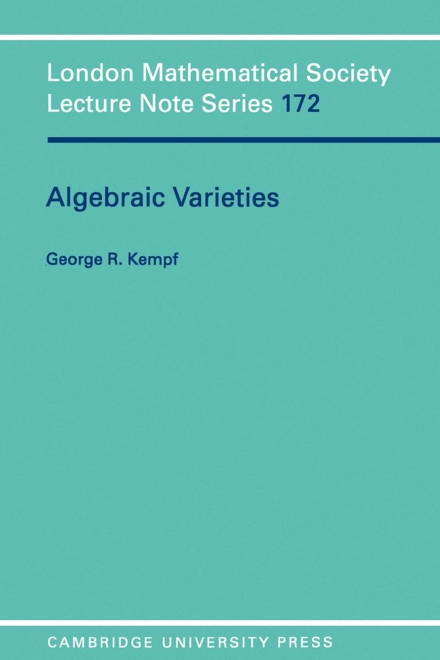 Cover: 9780521426138 | Algebraic Varieties | George R. Kempf | Taschenbuch | Paperback | 1993