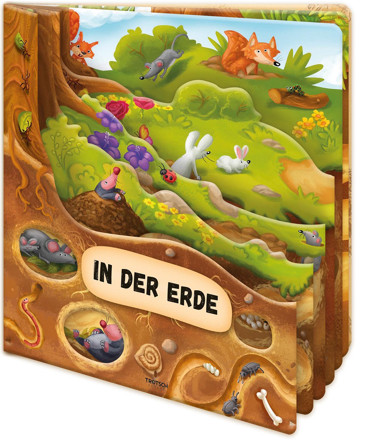 Cover: 9783965521544 | Trötsch Pappenbuch In der Erde | Trötsch Verlag GmbH & Co. KG | Buch
