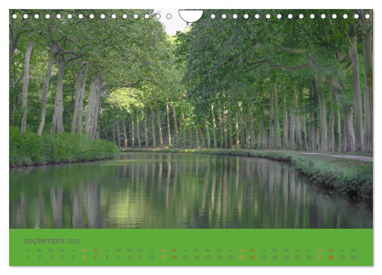 Bild: 9781325956630 | Croisière sur le Canal du Midi (Calendrier mural 2025 DIN A4...