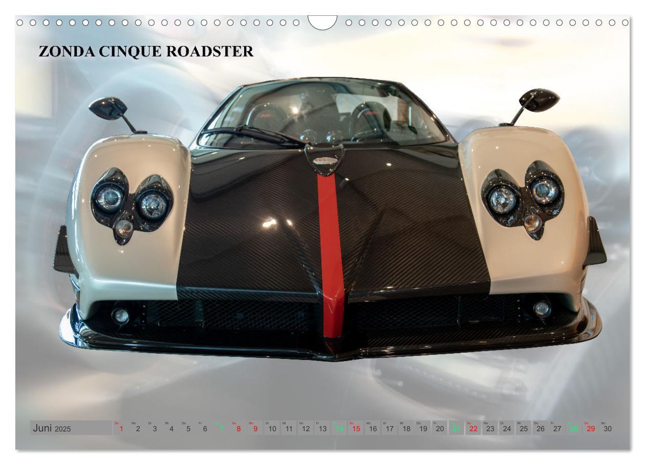 Bild: 9783383871955 | Pagani italienische Automobilkunst (Wandkalender 2025 DIN A3 quer),...