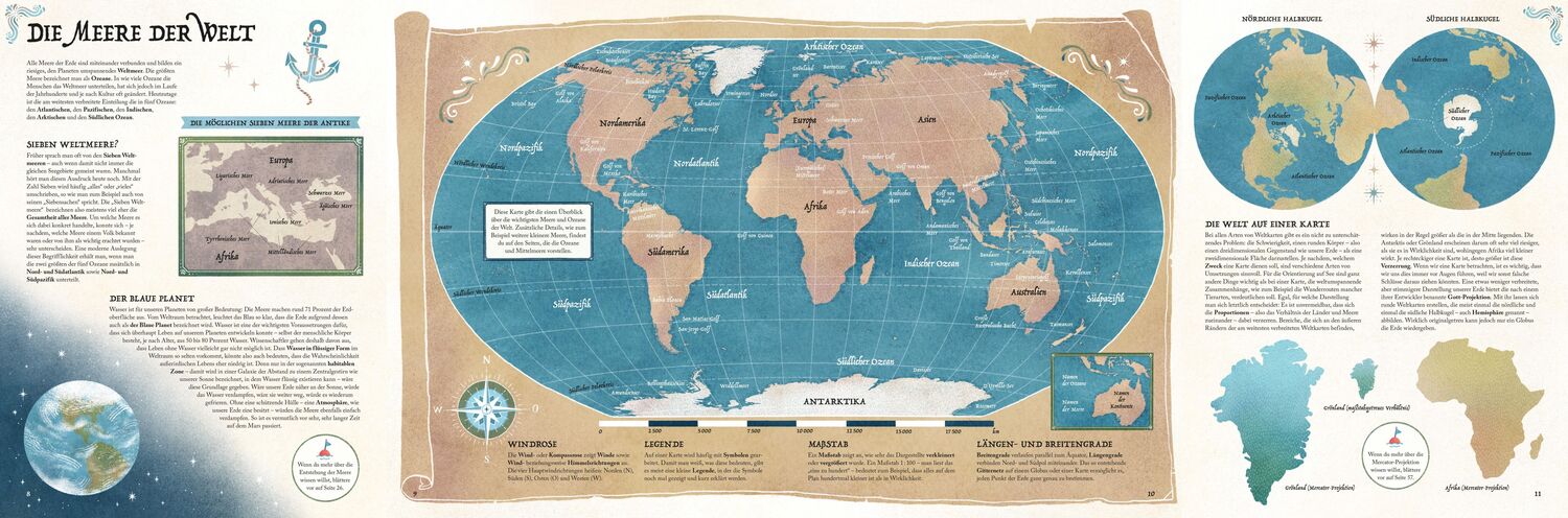 Bild: 9783734860003 | Mein großer Seekarten-Atlas - Entdecke die Welt der Meere und Ozeane
