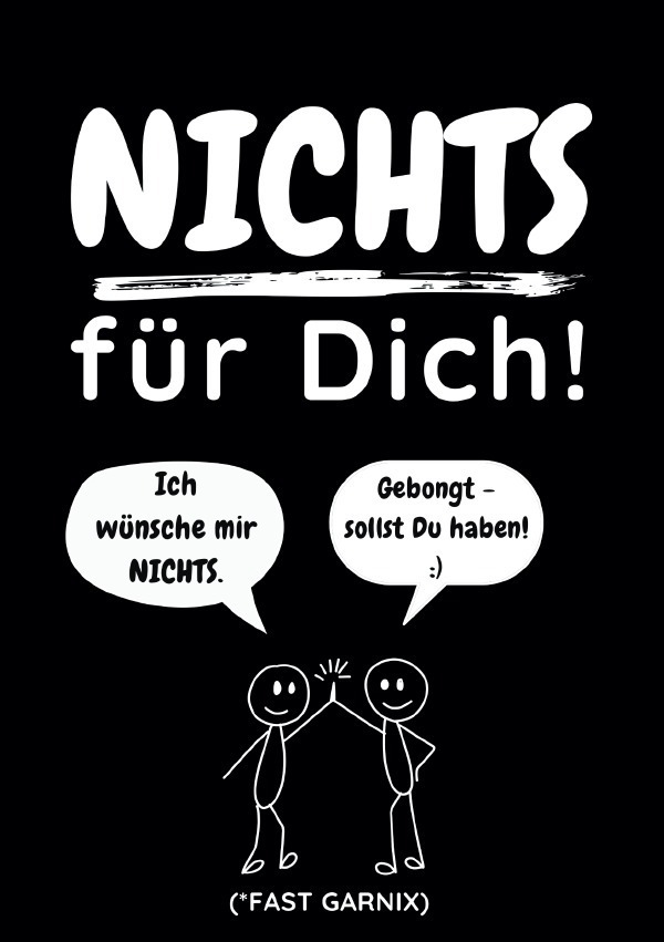 Cover: 9783759812391 | Nichts für Dich! (fast garnix) | Michael Csöff | Taschenbuch | 80 S.