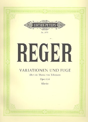 Cover: 9790014020149 | Variationen und Fuge | Max Reger | Buch | Edition Peters
