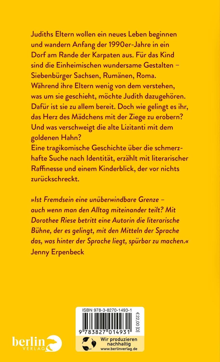 Rückseite: 9783827014931 | Wir sind hier für die Stille | Dorothee Riese | Buch | 240 S. | 2024