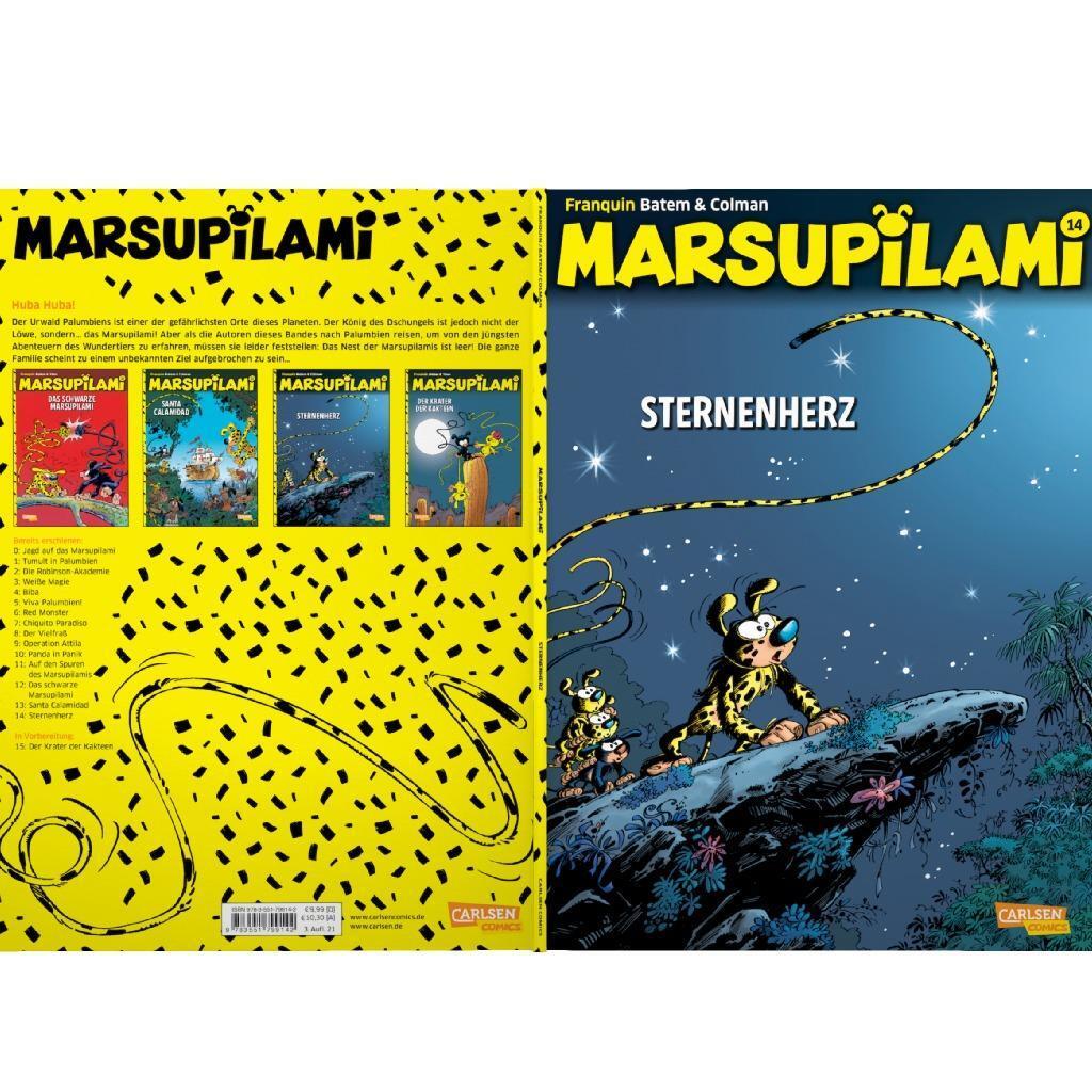 Bild: 9783551799142 | Marsupilami 14: Sternenherz | Abenteuercomics für Kinder ab 8 | Buch