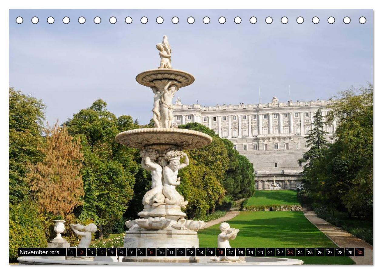 Bild: 9783435818686 | Madrid (Tischkalender 2025 DIN A5 quer), CALVENDO Monatskalender