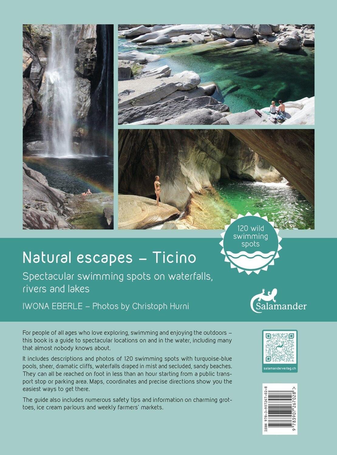 Bild: 9783907267028 | Ticino | Spectacular swimming spots on waterfalls, rivers and lakes