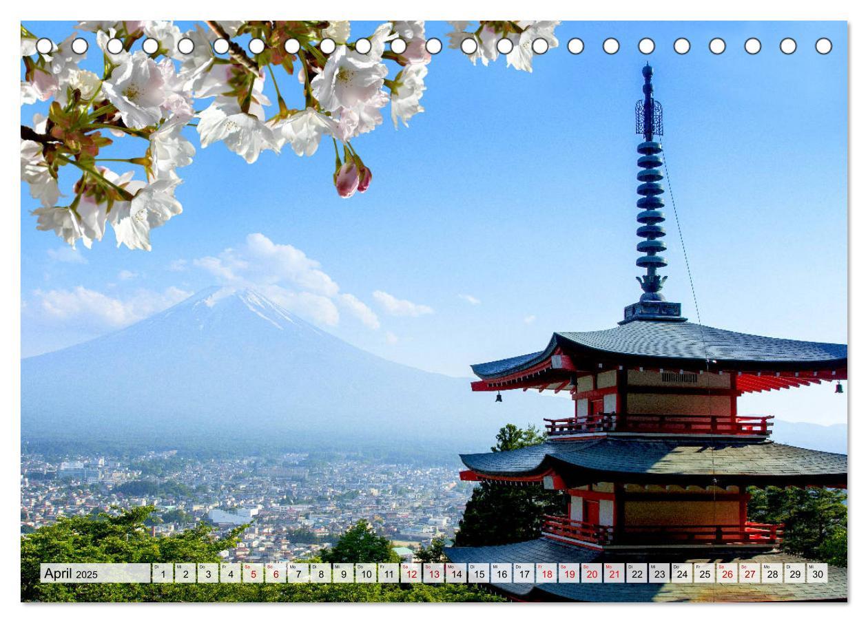 Bild: 9783435286683 | Exotische Bilderreise durch Japan (Tischkalender 2025 DIN A5 quer),...