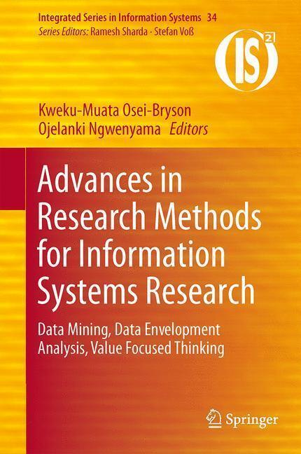 Bild: 9781461494621 | Advances in Research Methods for Information Systems Research | Buch