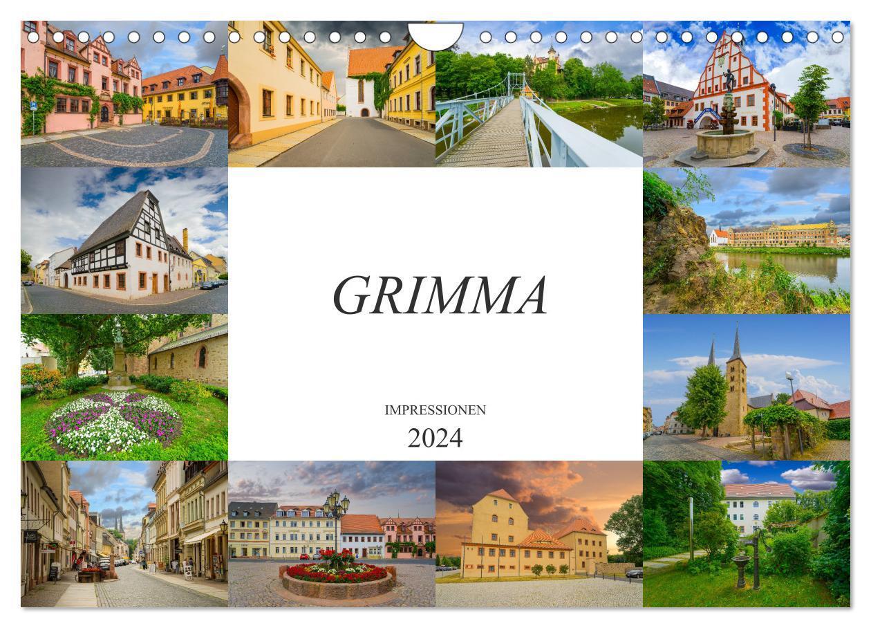 Cover: 9783383102509 | Grimma Impressionen (Wandkalender 2024 DIN A4 quer), CALVENDO...