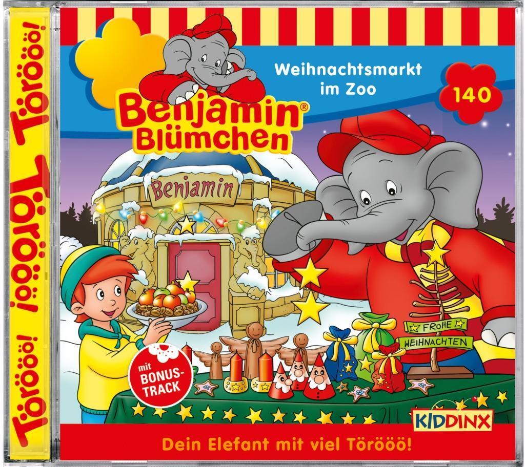 Cover: 4001504255404 | Folge 140:Weihnachtsmarkt im Zoo | Benjamin Blümchen | Audio-CD | 2018