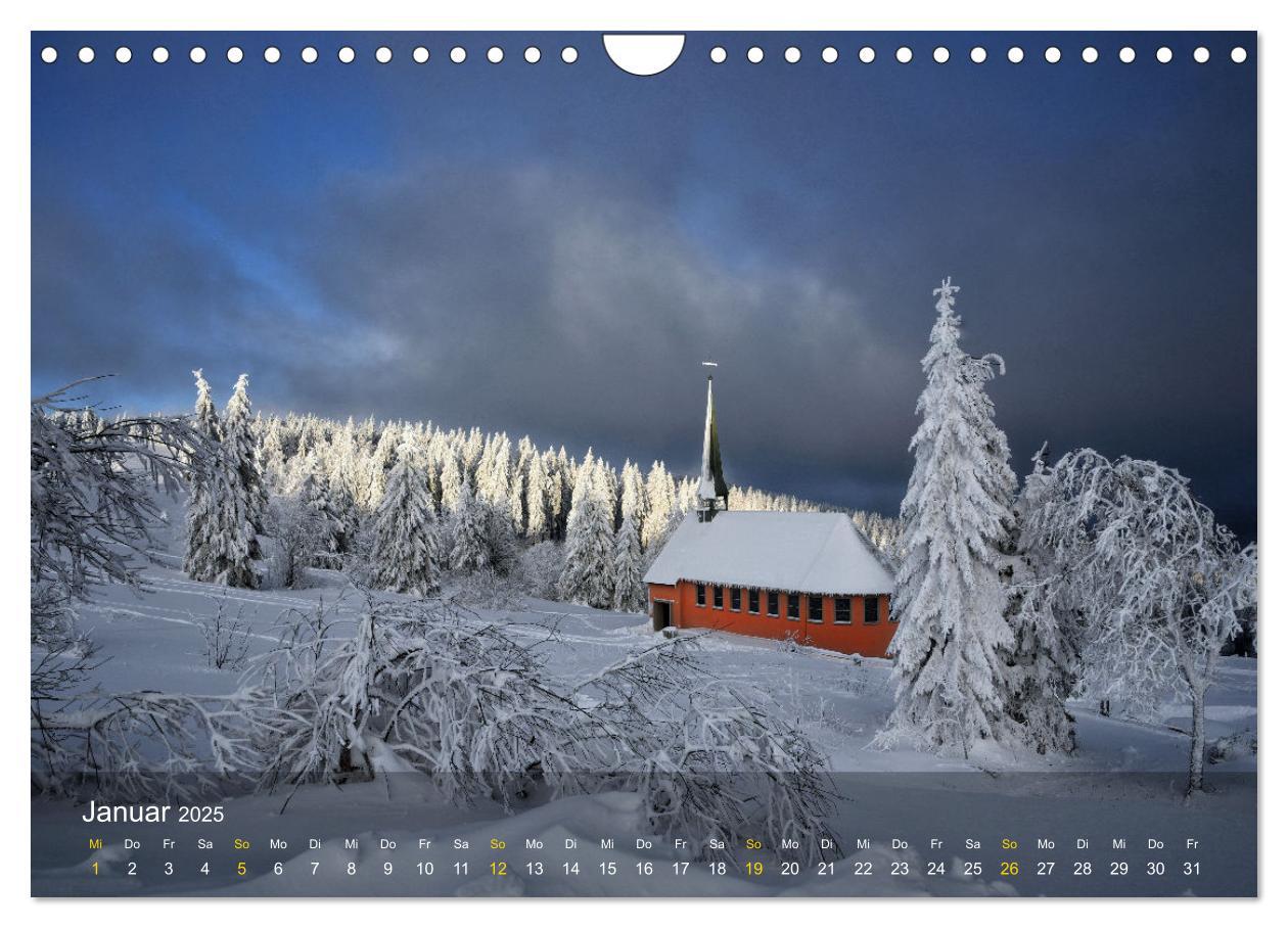 Bild: 9783457235409 | Faszination Schwarzwald (Wandkalender 2025 DIN A4 quer), CALVENDO...