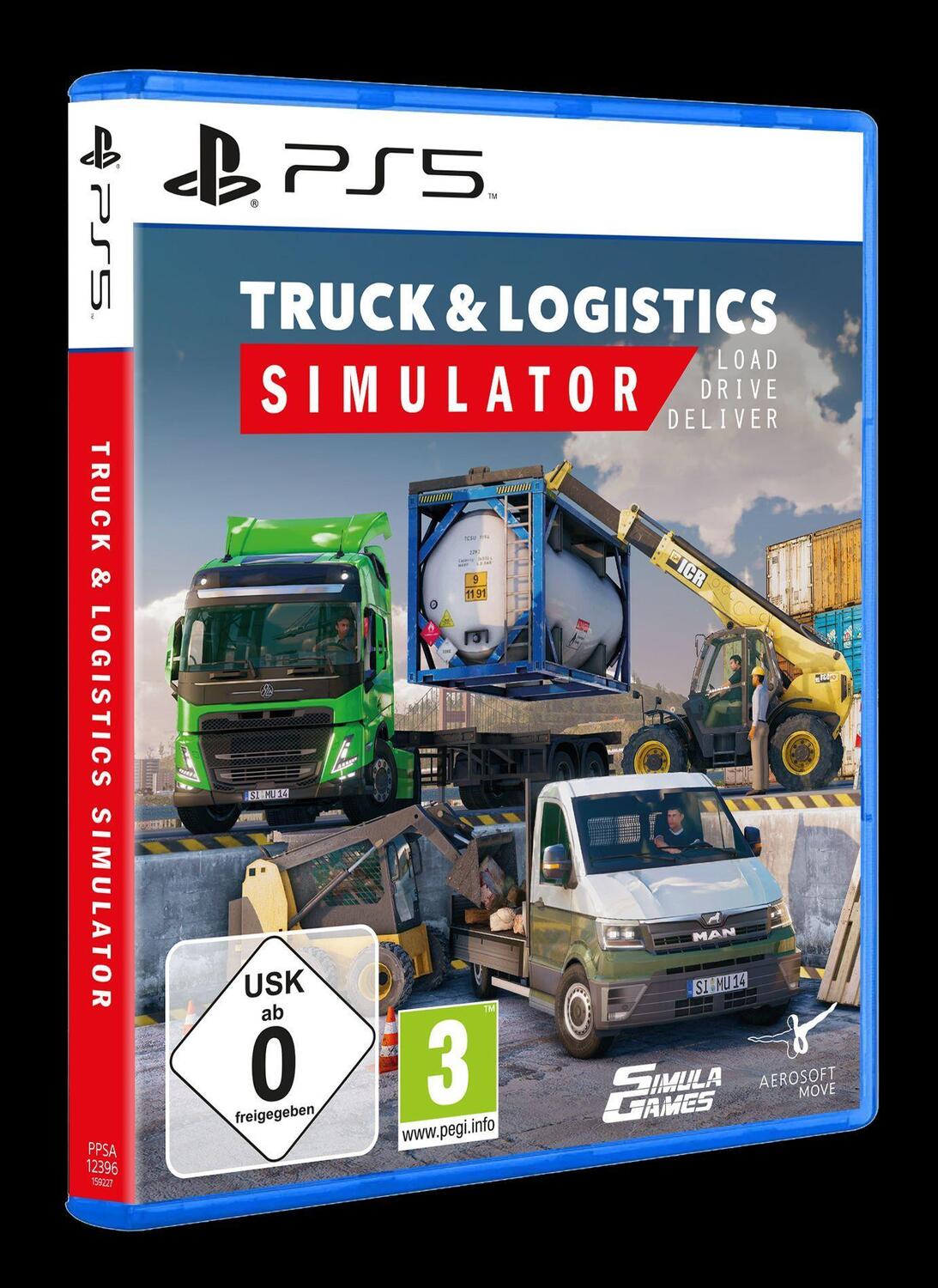 Cover: 4015918159227 | Truck &amp; Logistics Simulator (PlayStation PS5) | Blu-ray Disc | Deutsch