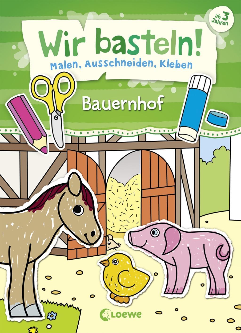 Cover: 9783785586907 | Bauernhof | Wir basteln! - Malen, Ausschneiden, Kleben | Pautner