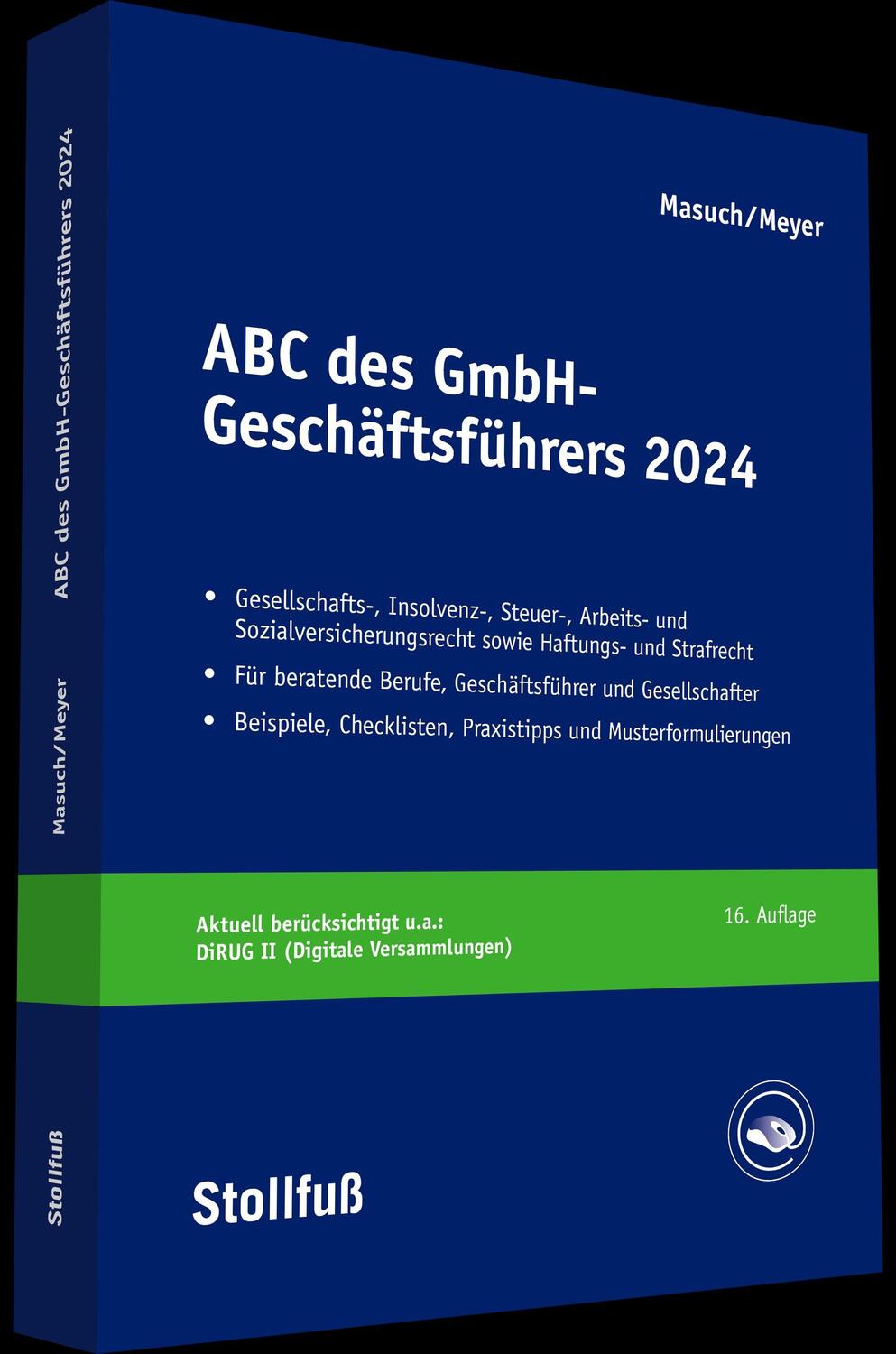 Cover: 9783083160168 | ABC des GmbH-Geschäftsführers 2024 | 16. Auflage | Masuch (u. a.)