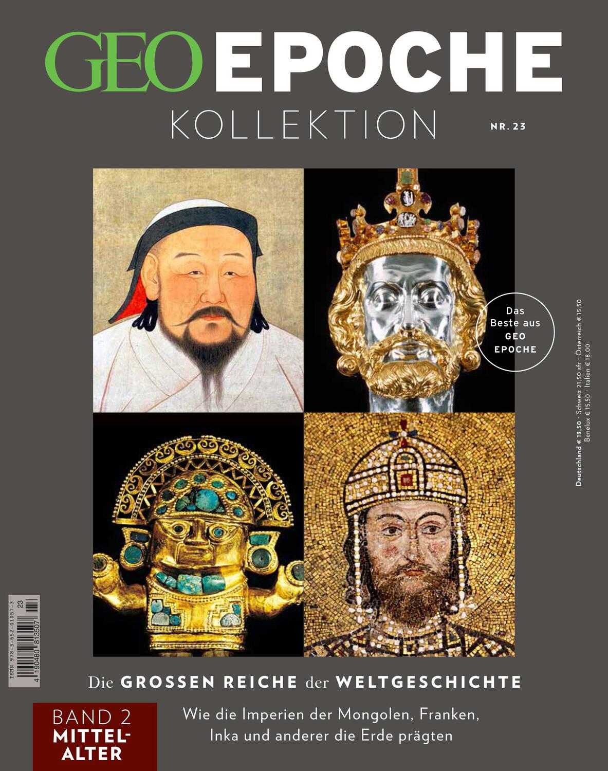 Cover: 9783652010573 | GEO Epoche KOLLEKTION 23/2021 Die großen Reiche der Weltgeschichte...