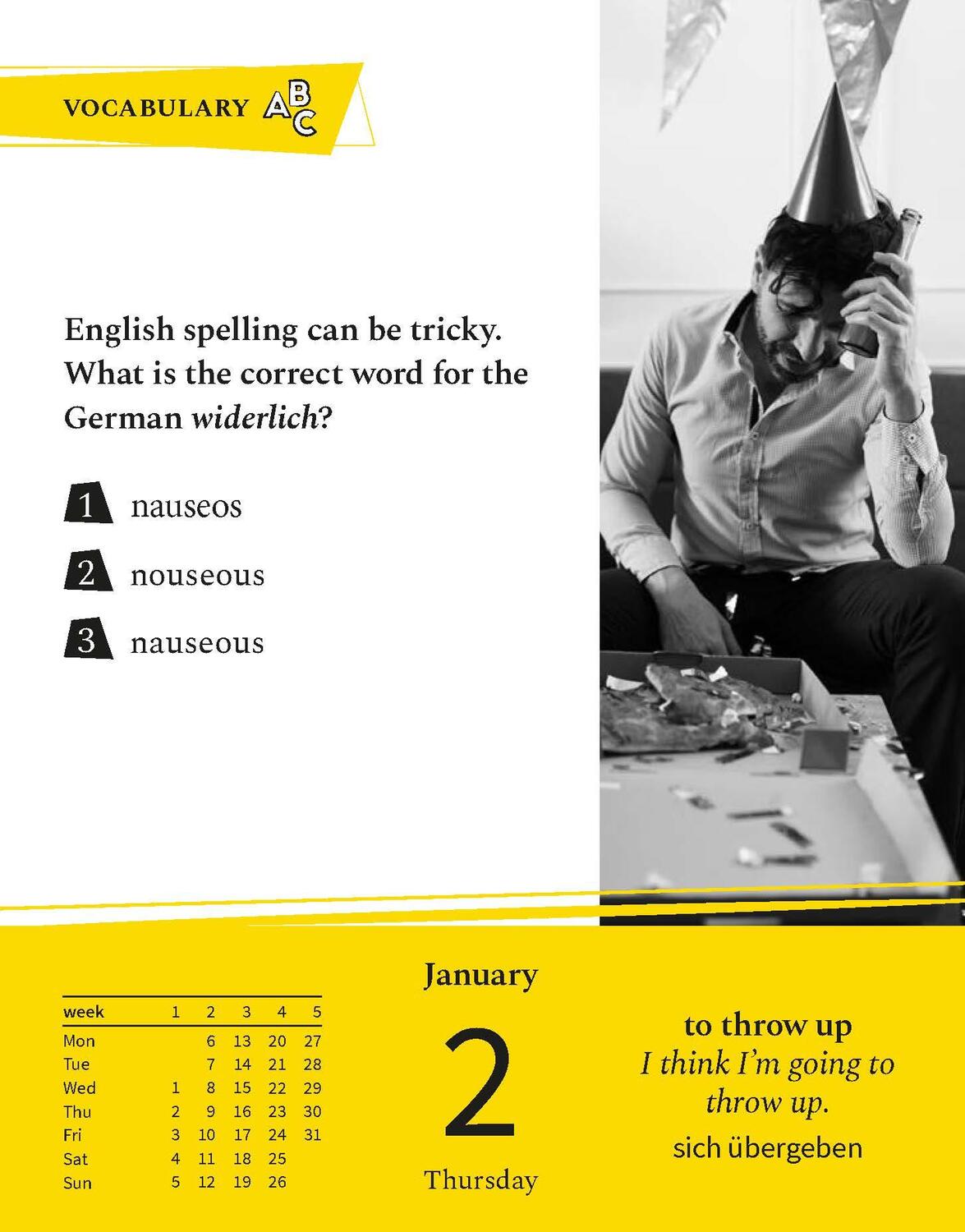Bild: 9783125636217 | Langenscheidt Sprachkalender Englisch A Quiz a Day 2025 | Kalender