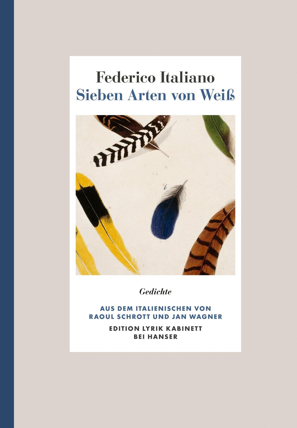 Cover: 9783446272729 | Sieben Arten von Weiß | Federico Italiano | Buch | 144 S. | Deutsch