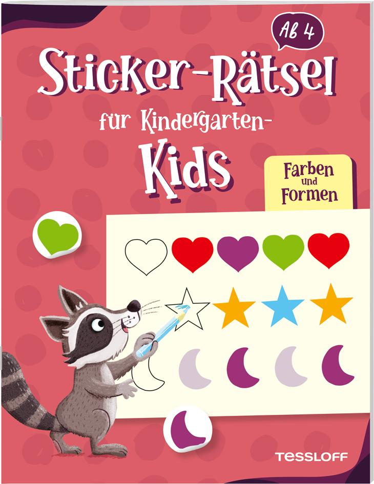 Cover: 9783788645205 | Sticker-Rätsel für Kindergarten-Kids. Farben und Formen | Thau | 32 S.