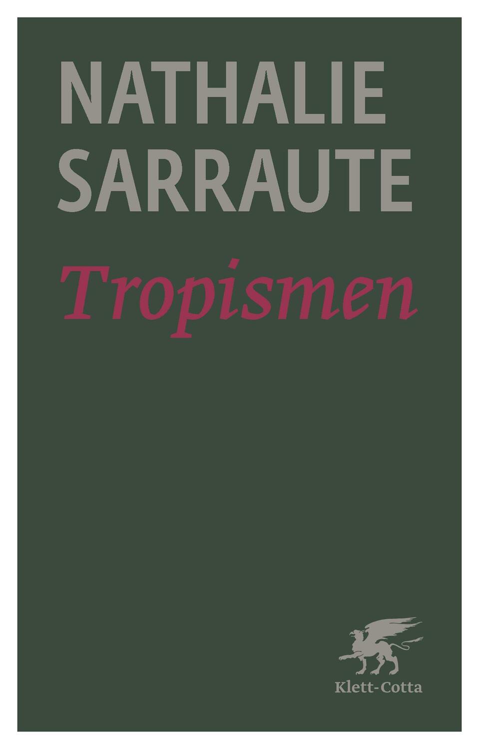 Cover: 9783608963465 | Tropismen | Nathalie Sarraute | Taschenbuch | 67 S. | Deutsch | 2018
