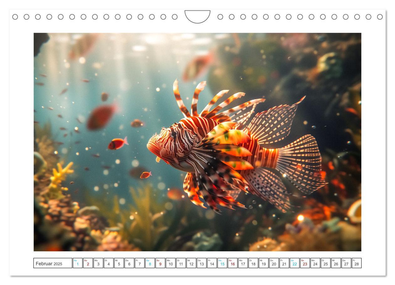 Bild: 9783383784347 | Exotische Fische (Wandkalender 2025 DIN A4 quer), CALVENDO...