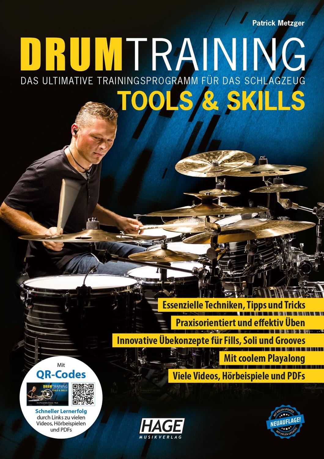 Cover: 9783866263994 | Drum Training Tools & Skills (mit Daten-DVD) | Patrick Metzger | Buch