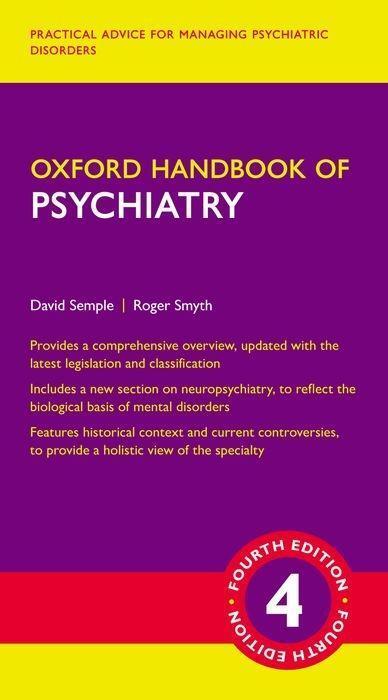 Cover: 9780198795551 | Oxford Handbook of Psychiatry | David Semple (u. a.) | Buch | Englisch