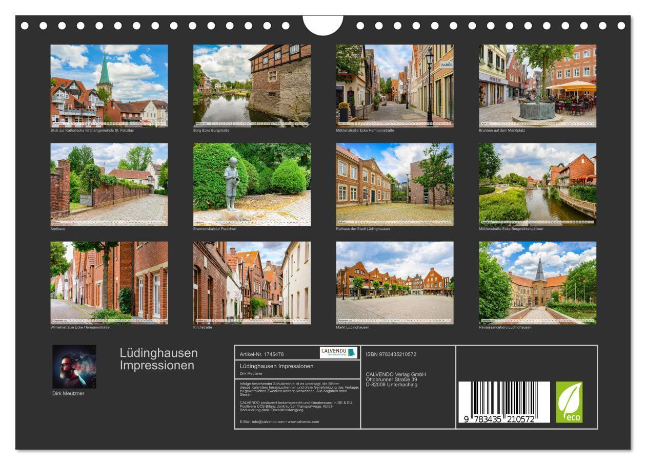 Bild: 9783435210572 | Lüdinghausen Impressionen (Wandkalender 2025 DIN A4 quer), CALVENDO...