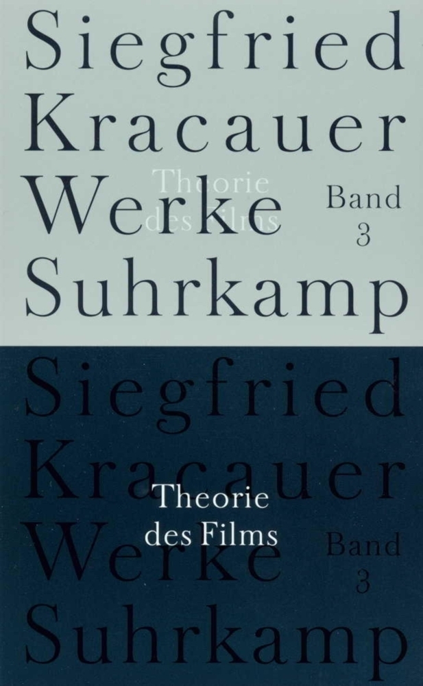 Cover: 9783518583432 | Theorie des Films | Siegfried Kracauer | Taschenbuch | Suhrkamp