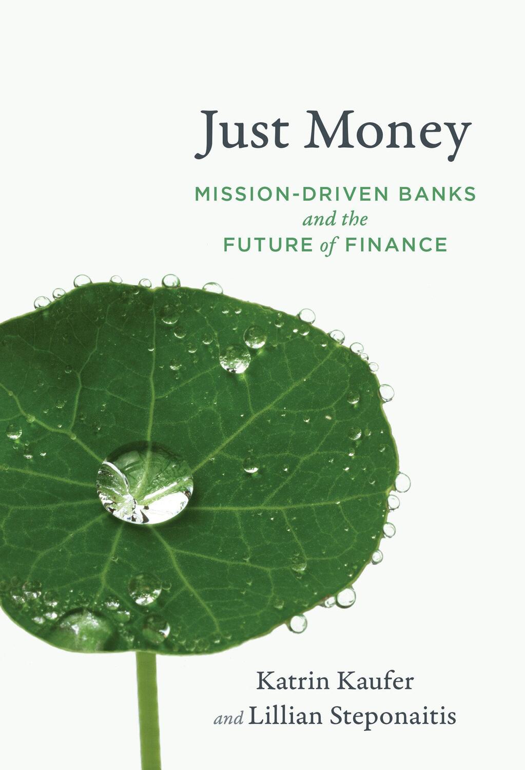Cover: 9780262542227 | Just Money | Mission-Driven Banks and the Future of Finance | Buch