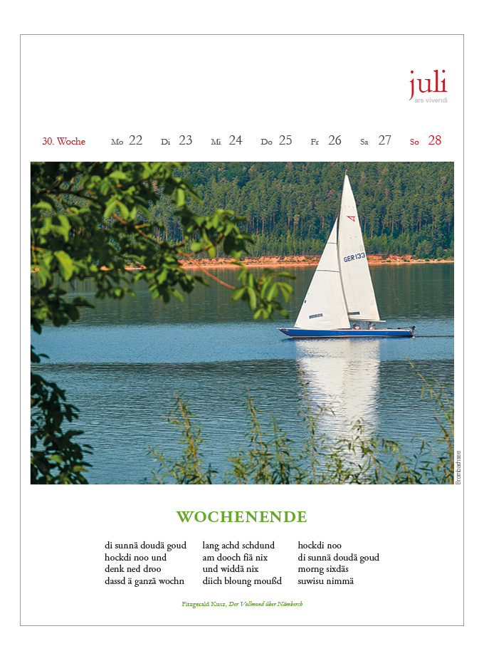 Bild: 9783747204962 | Literarischer Franken - Kalender 2024 | Wochenkalender | Kalender