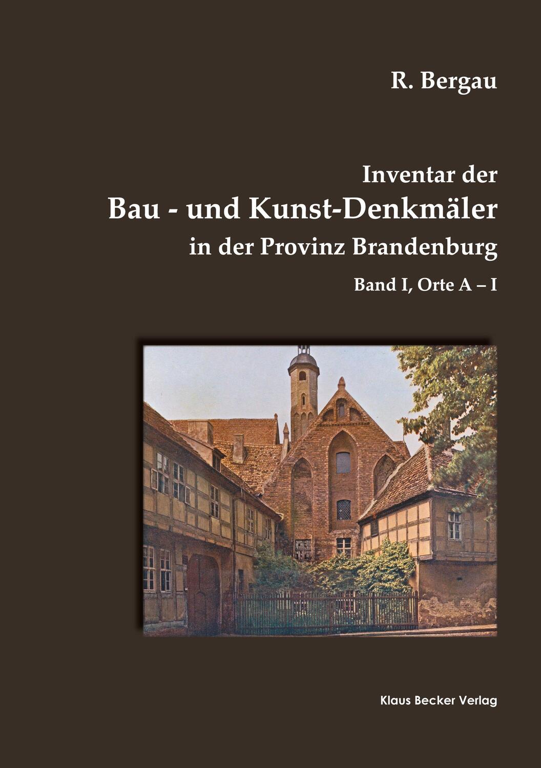 Cover: 9783883722955 | Inventar der Bau- und Kunst-Denkmäler in der Provinz Brandenburg,...