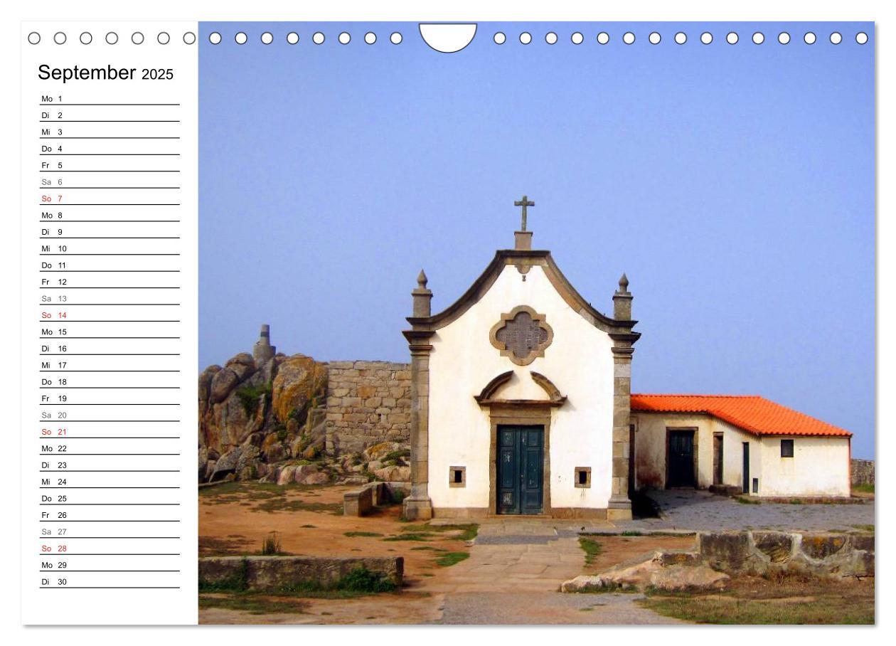 Bild: 9783435520916 | Camino Portugues - Jakobsweg (Wandkalender 2025 DIN A4 quer),...