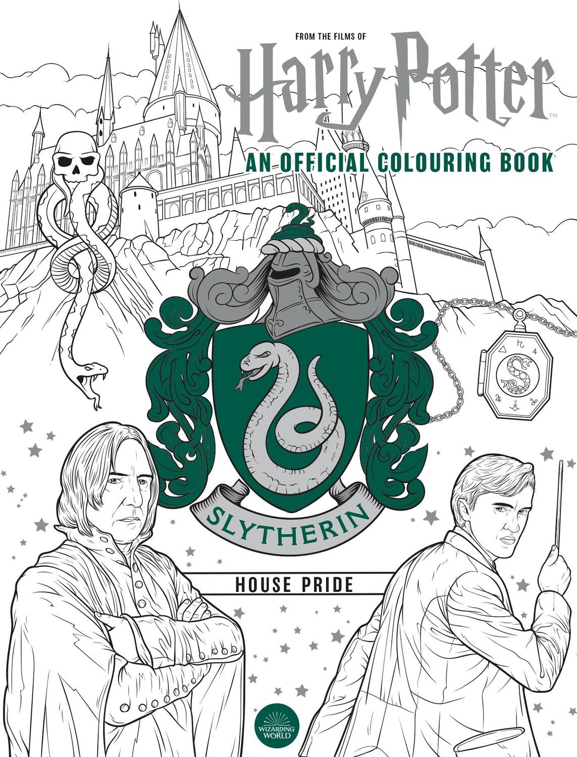 Cover: 9781849947497 | Harry Potter: Slytherin House Pride | The Official Colouring Book