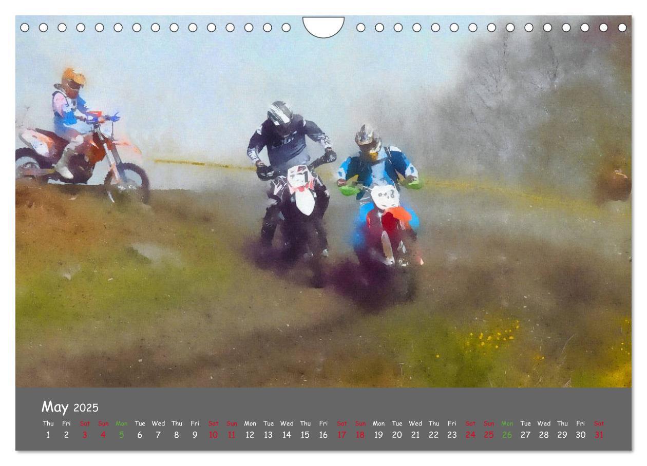 Bild: 9781325956531 | Enduro Racing (Wall Calendar 2025 DIN A4 landscape), CALVENDO 12...