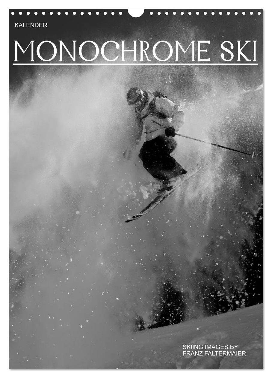 Cover: 9783675771673 | Monochrome Ski (Wandkalender 2024 DIN A3 hoch), CALVENDO...