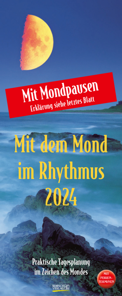 Cover: 9783731869061 | Mond-Planer 2024 | Verlag Korsch | Kalender | Spiralbindung | 13 S.