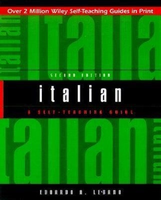 Cover: 9780471359616 | Italian - A Self-Teaching Guide 2e | A Self-Teaching Guide | EA Lebano