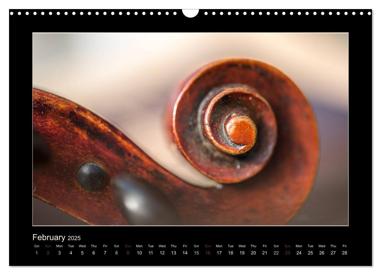 Bild: 9781325963935 | A violin only (Wall Calendar 2025 DIN A3 landscape), CALVENDO 12...