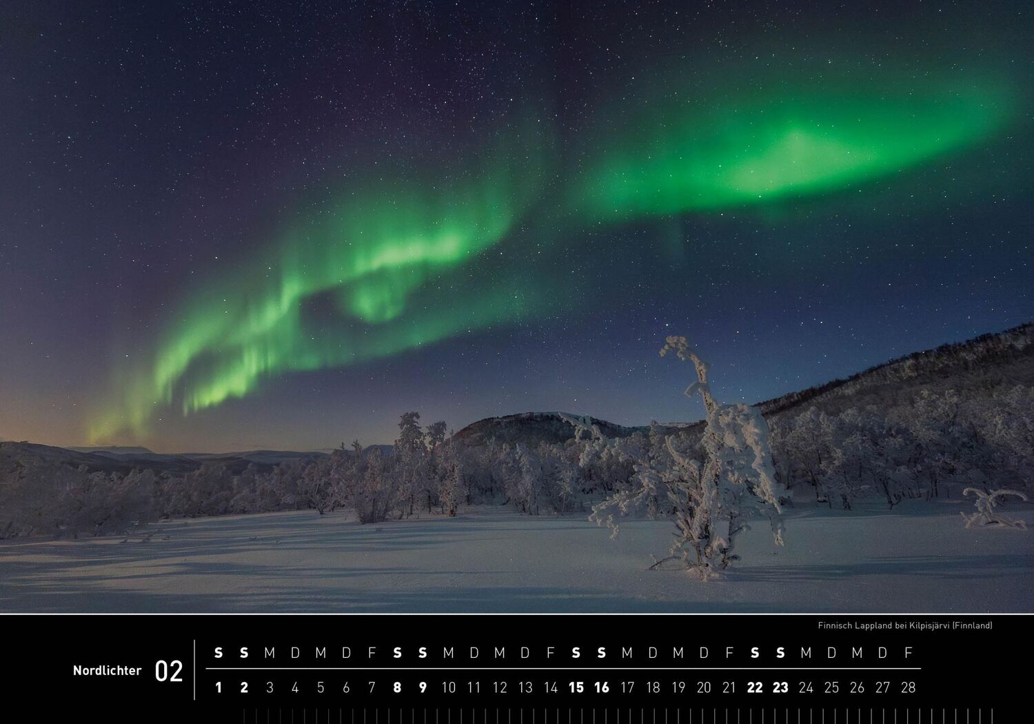 Bild: 9783968555249 | 360° Nordlichter Premiumkalender 2025 | Robert Haasmann | Kalender