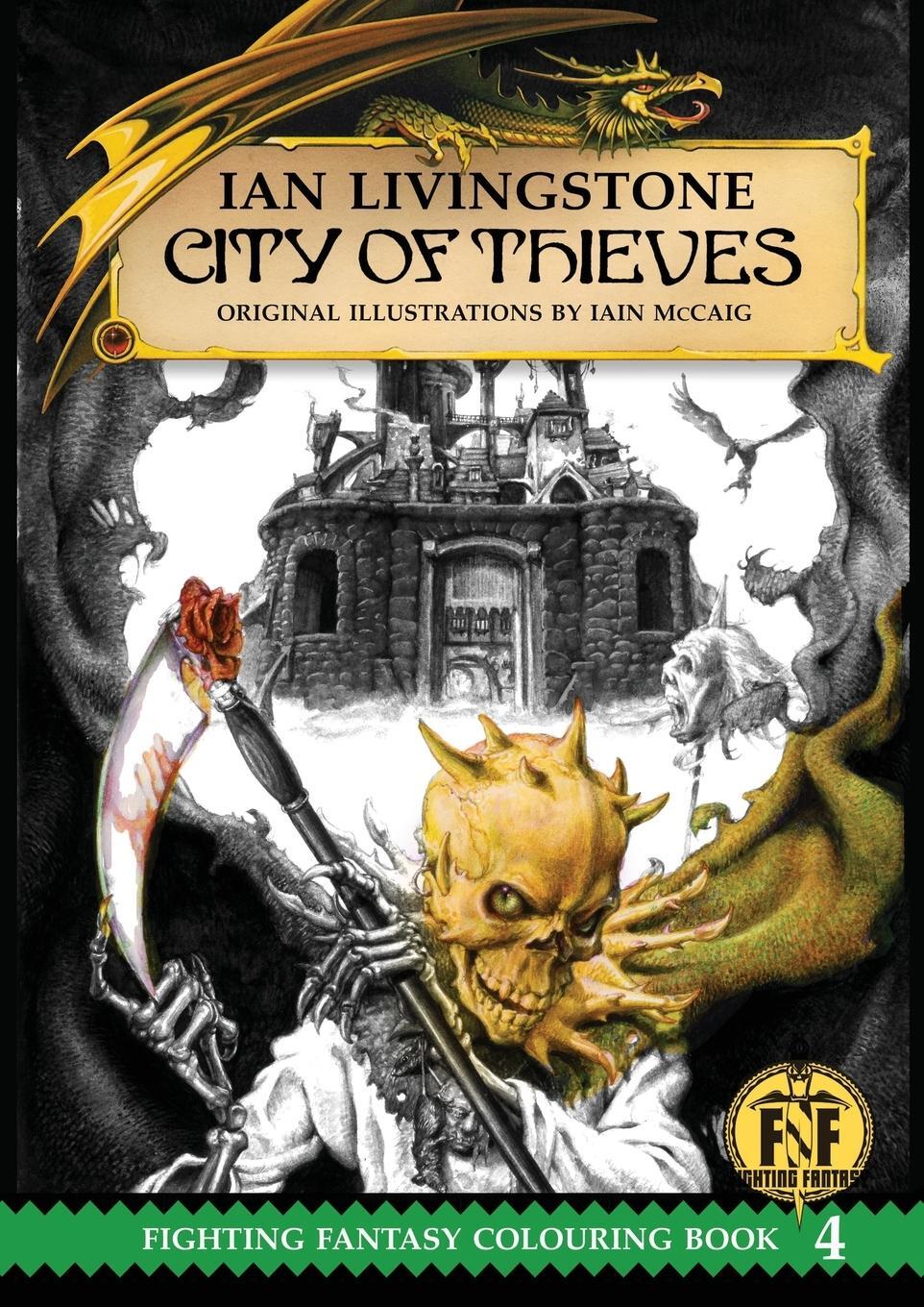 Cover: 9781911390077 | Official Fighting Fantasy Colouring Book 4 | City of Thieves | Buch