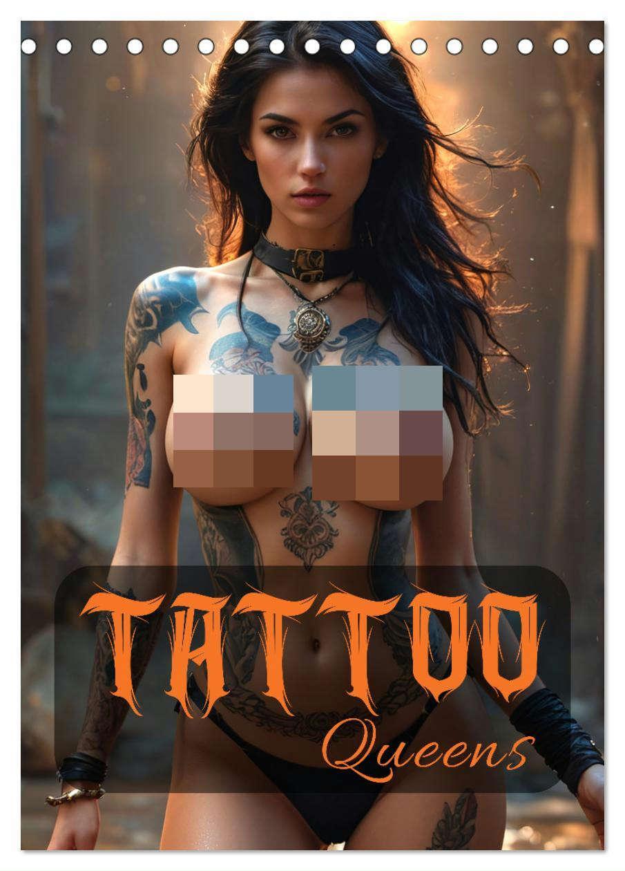 Cover: 9783383817700 | Tattoo Queens (Tischkalender 2025 DIN A5 hoch), CALVENDO...