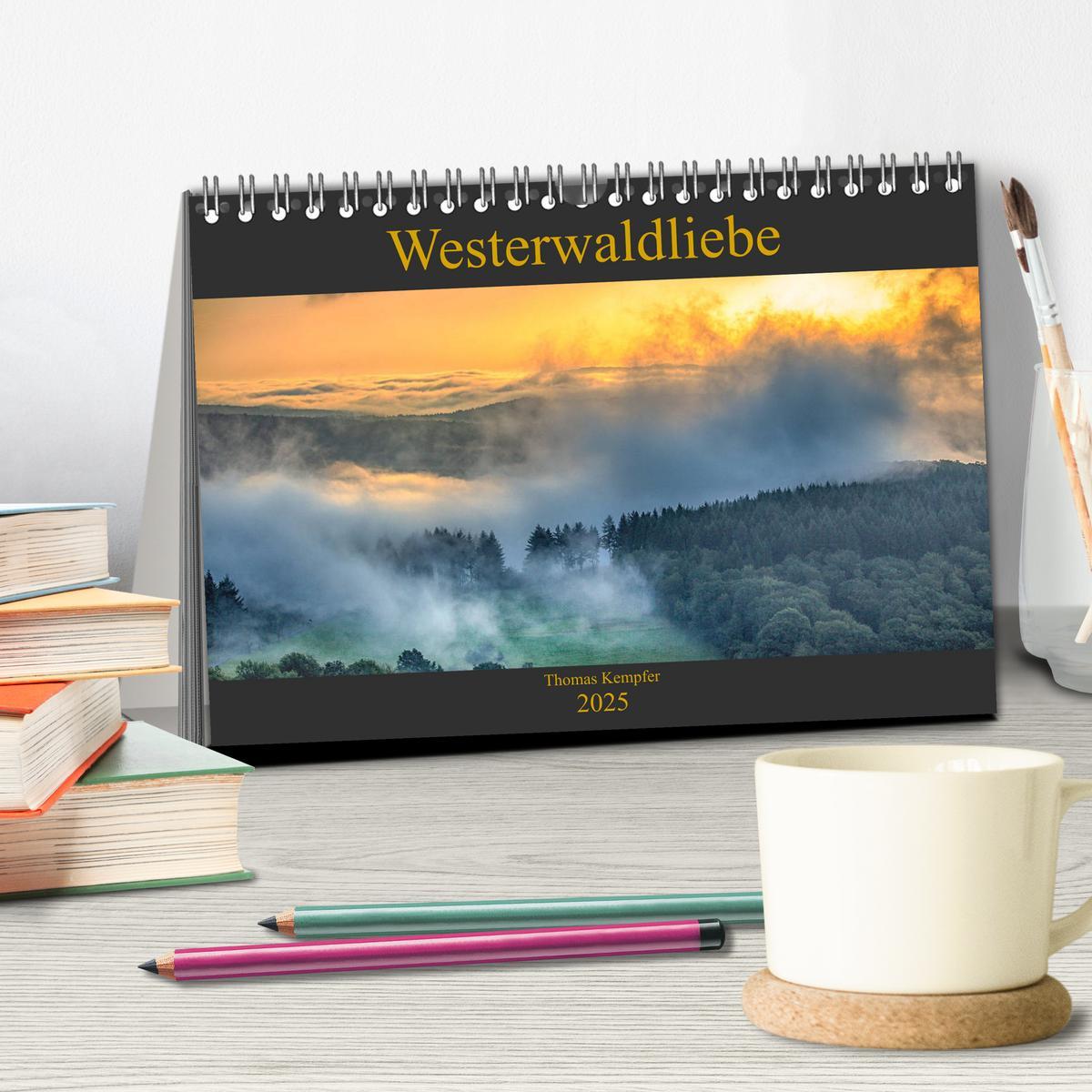 Bild: 9783435344680 | Westerwaldliebe (Tischkalender 2025 DIN A5 quer), CALVENDO...