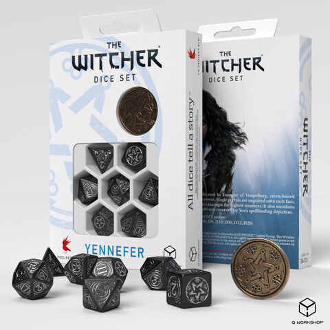 Cover: 5907699496068 | The Witcher Dice Set. Yennefer - The Obsidian Star | QWOWYE37