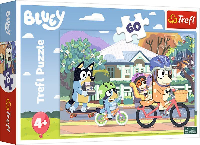 Cover: 5900511173840 | Puzzle 60 - Bluey | Spiel | In Kartonage | 17384 | 2024 | Trefl