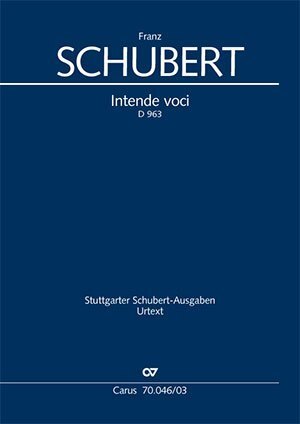 Cover: 9790007089207 | Intende voci (Klavierauszug) | Franz Schubert | Buch | 20 S. | Latein