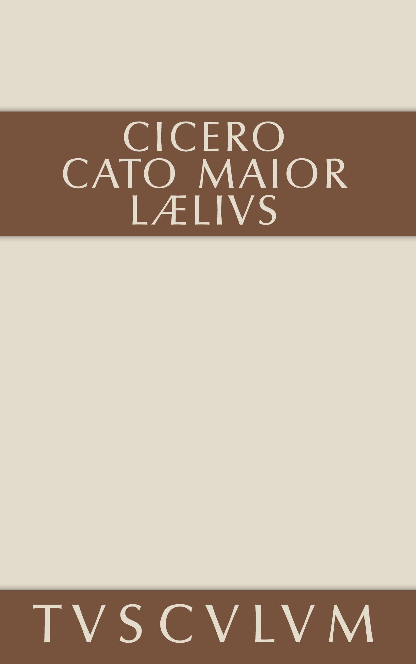 Cover: 9783050054285 | Cato der Ältere über das Alter | Lateinisch - deutsch | Cicero | Buch