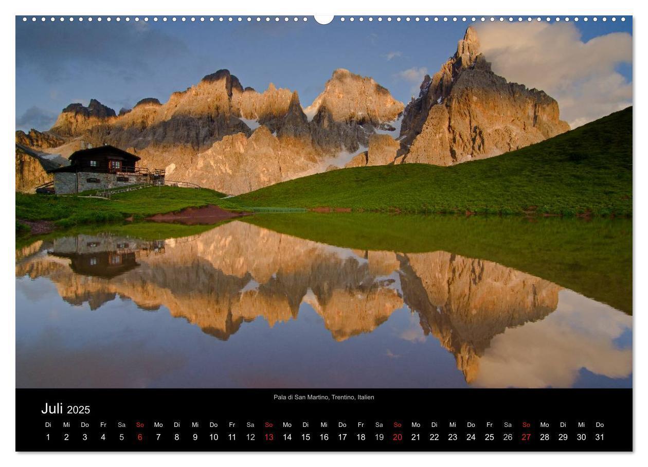 Bild: 9783435649068 | Alpen (Wandkalender 2025 DIN A2 quer), CALVENDO Monatskalender | 2025