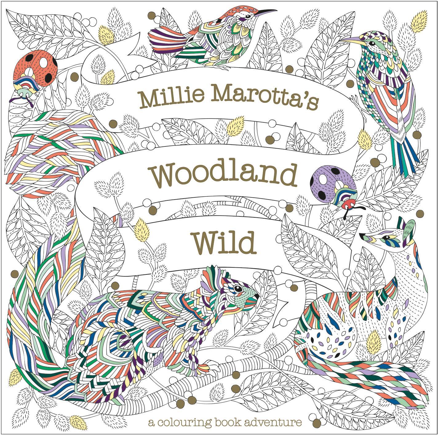 Cover: 9781849946421 | Millie Marotta's Woodland Wild | a colouring book adventure | Marotta
