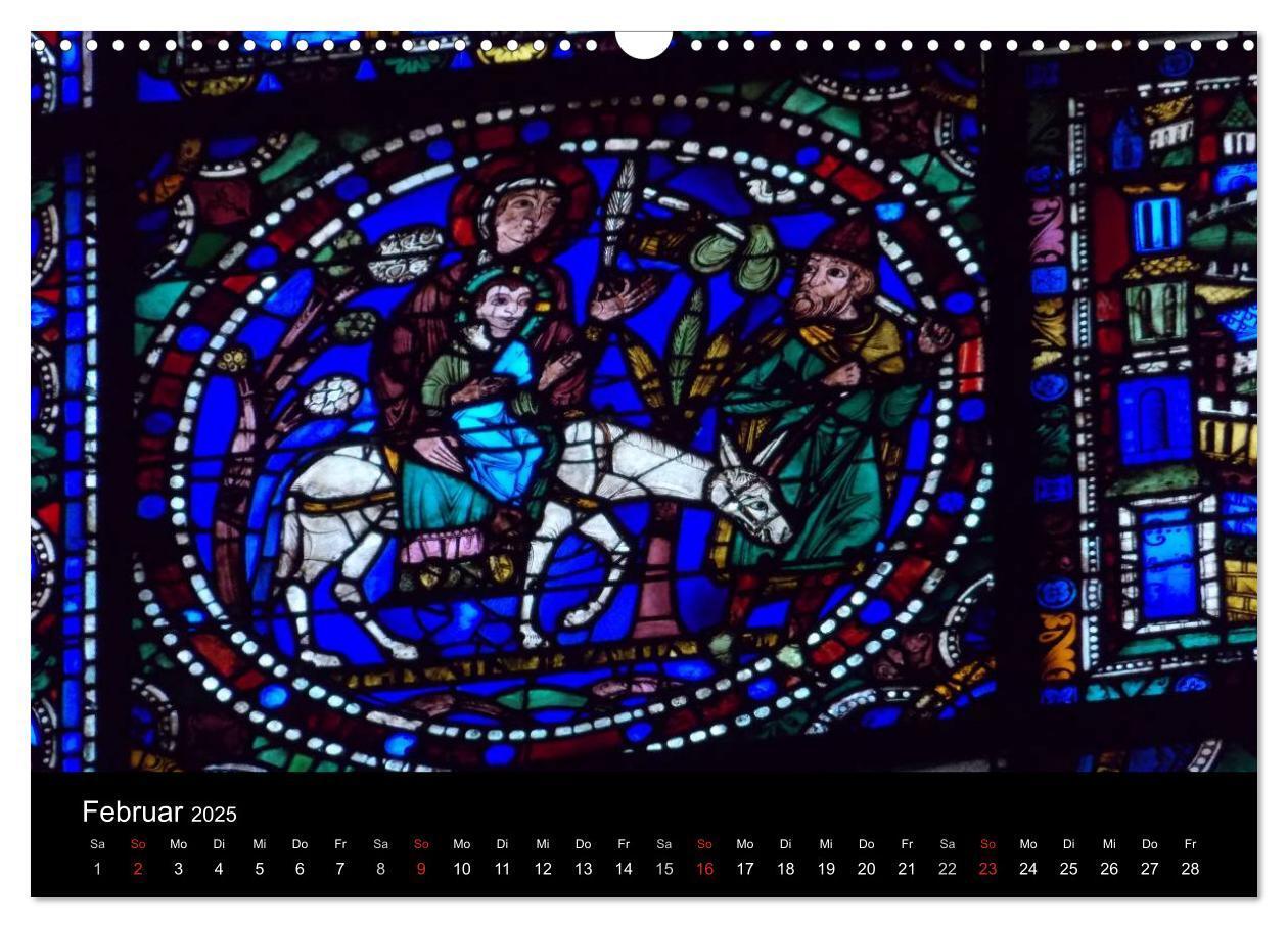 Bild: 9783435818990 | Bilder aus Licht - Notre Dame de Chartres (Wandkalender 2025 DIN A3...